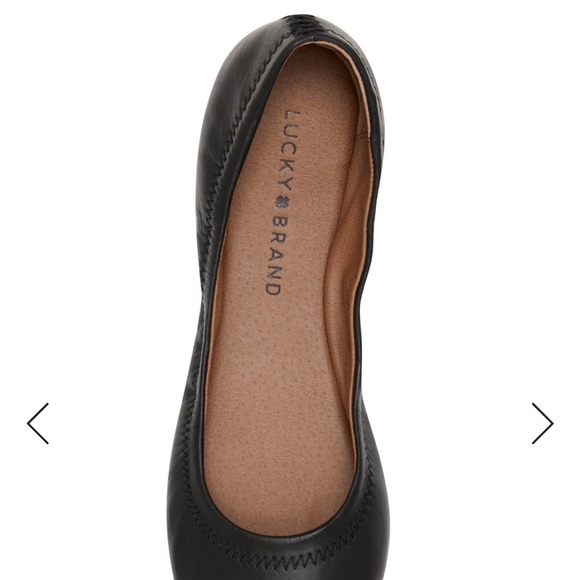 Lucky Brand leather ballet flats - Size 7W - Picture 4 of 7
